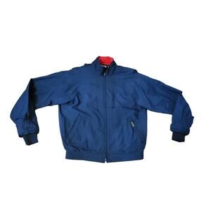 Zero Restriction Blue Mens Medium Full Zip WIndbreaker Jacket.